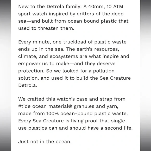 Shinola Detroit Sea Creatures Watch - Picture 5 of 6